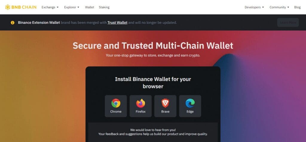 Binance Chain Wallet