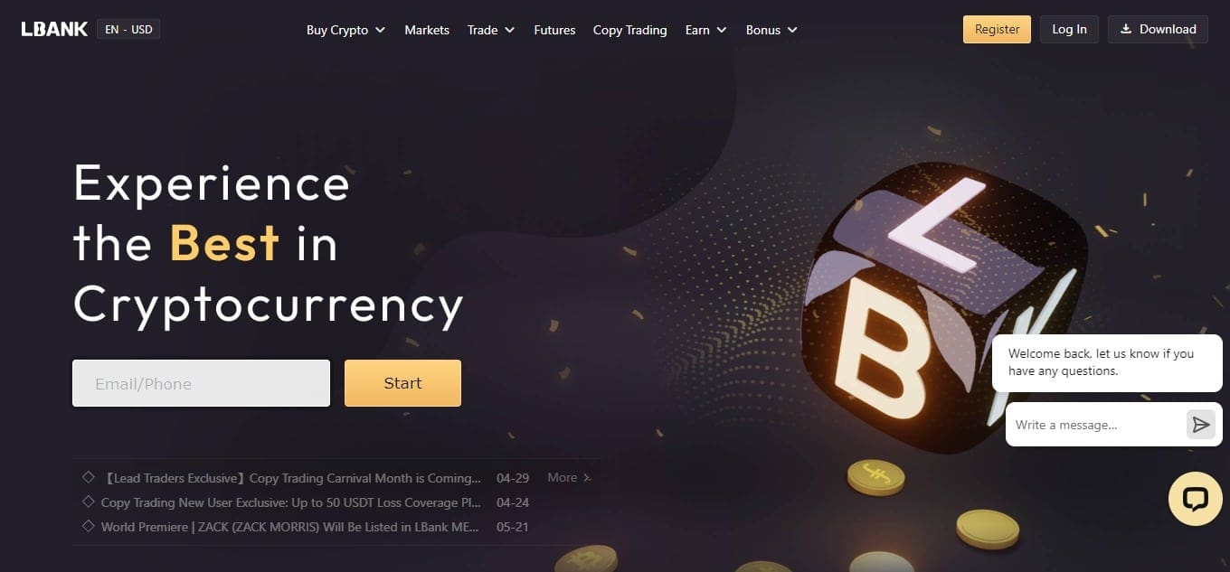 Lbank Crypto Exchange Review: Features & Pros & Cons For 2024