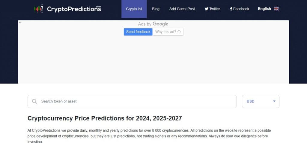  CryptoPredictions