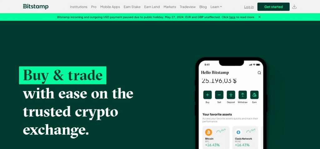 Bitstamp Binance Alternative
