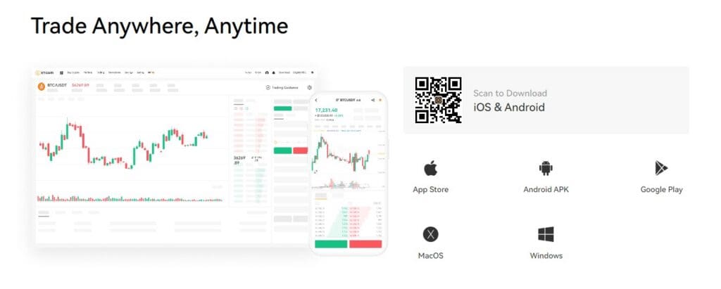 Trade On Go With XT.com Android & IOS Mobile App