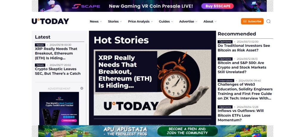 11 Best Crypto News Websites For 2026: Top 10 Crypto News Platforms 11 Website