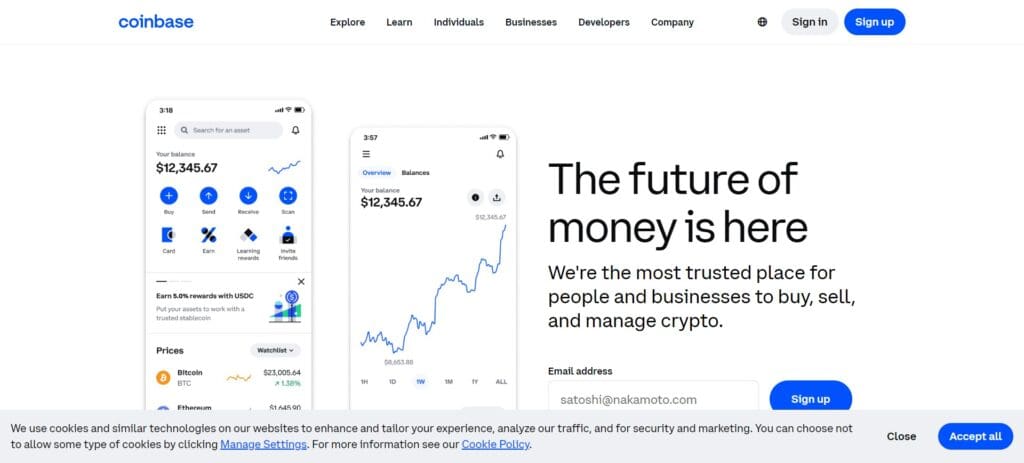 coinbase for Kenya