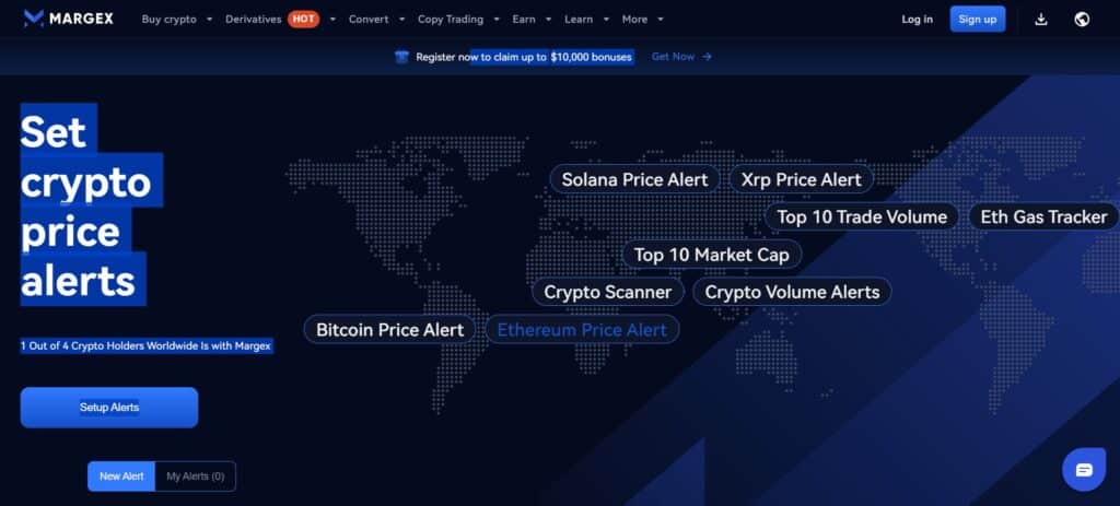 11 Best Crypto Alert Apps For July 2026 5 Margex Crypto Alerts