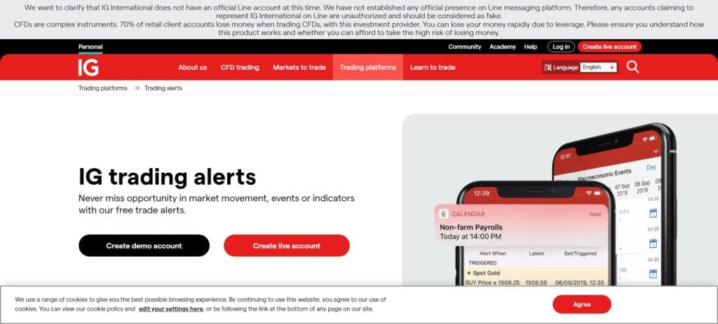 11 Best Crypto Alert Apps For July 2026 7 IG Trading Alerts