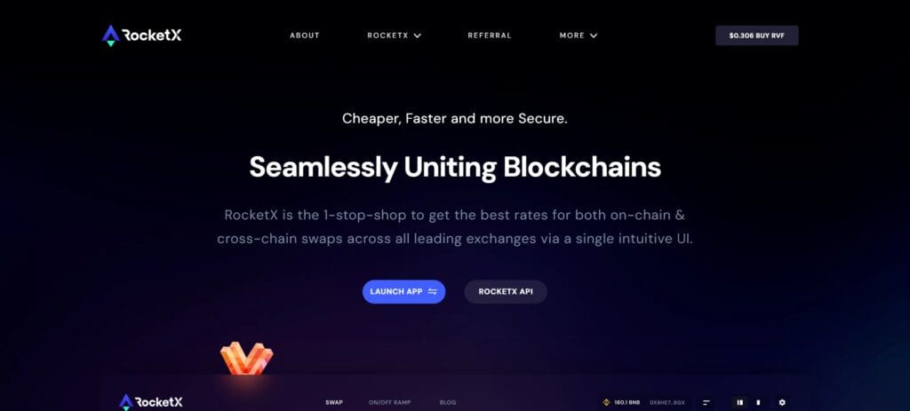 RocketX Crypto Swap Exchange