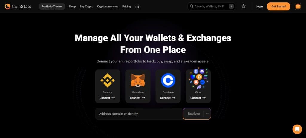 CoinStats  Crypto Portfolio Tracker