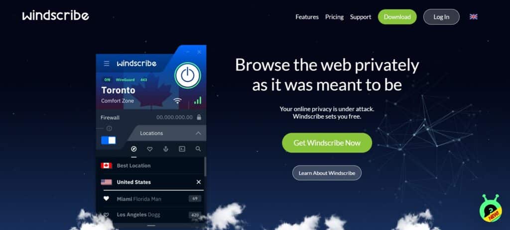 Windscribe Best Crypto VPN Services 