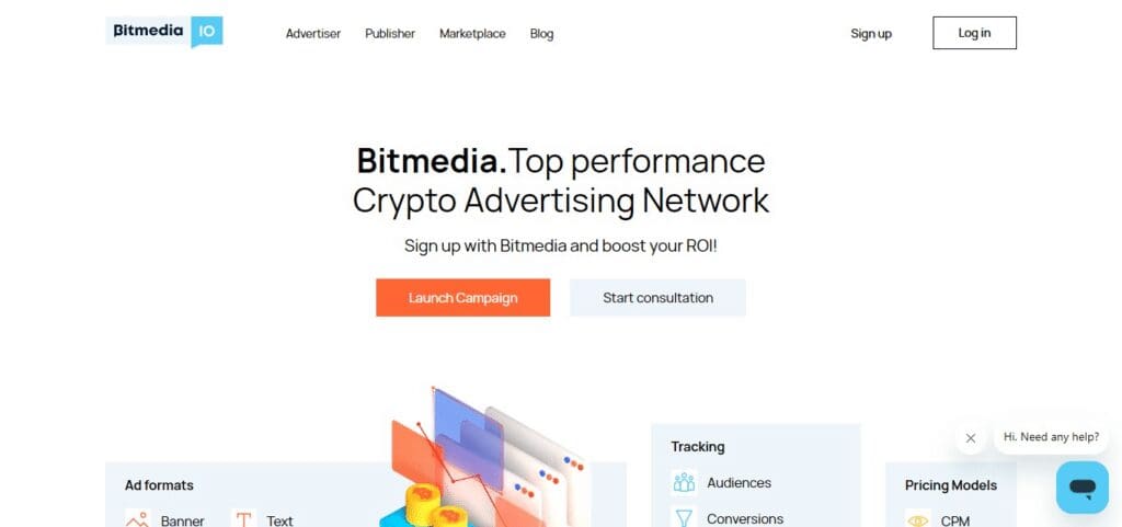 Bitmedia Crypto Advertisement Platforms