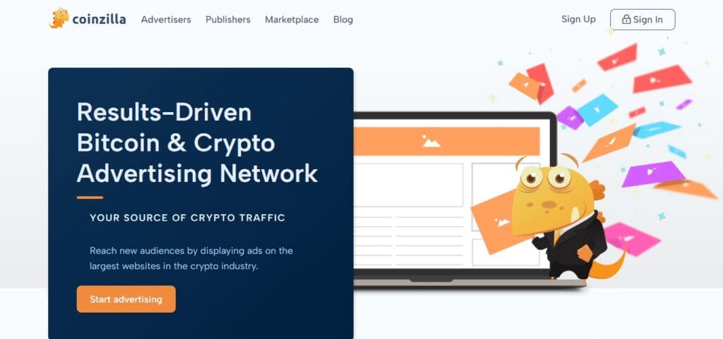 Coinzilla Crypto Advertisement Platforms