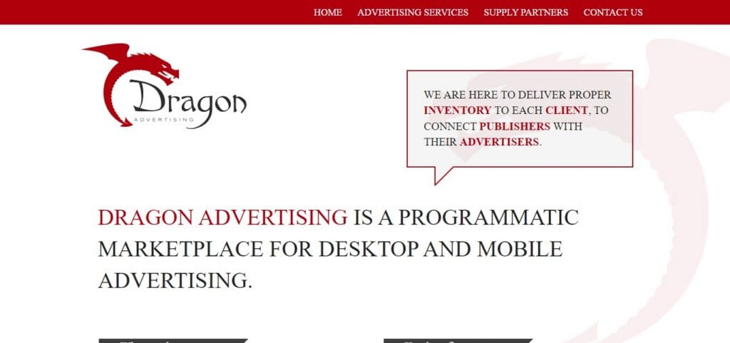 Ad Dragon Crypto Advertisement Platforms