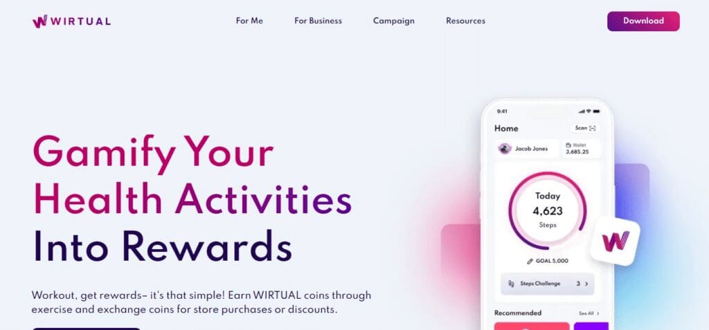 Wirtual Move To Earn App