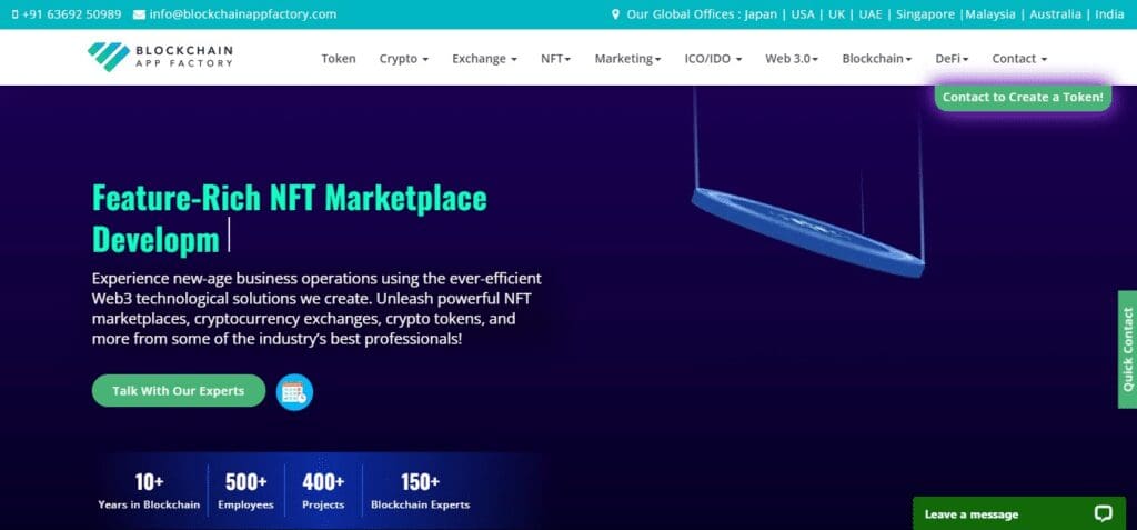 Blockchain App Factory NFT PR Agency