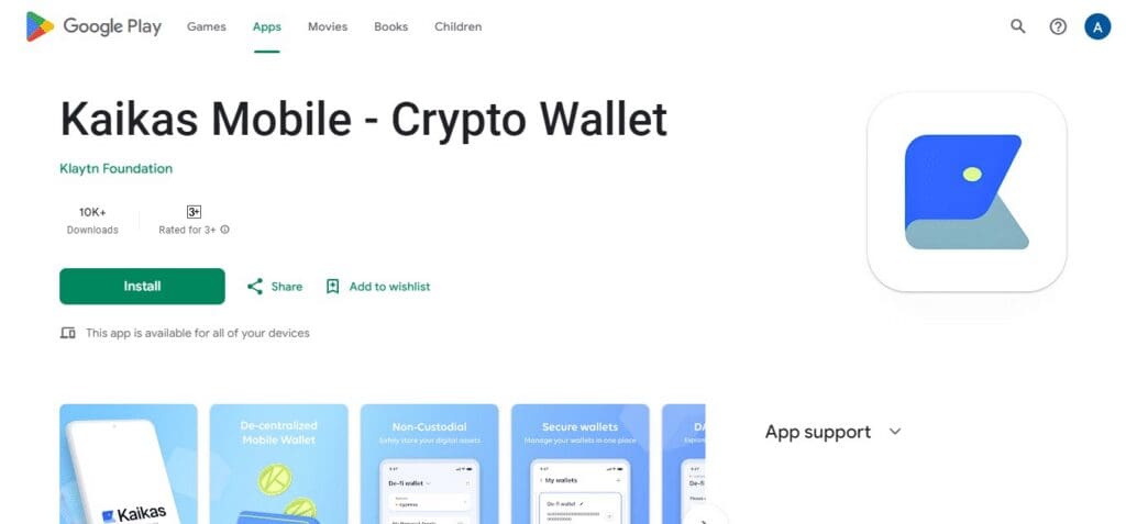 Kaikas Wallet to Use with OpenSea