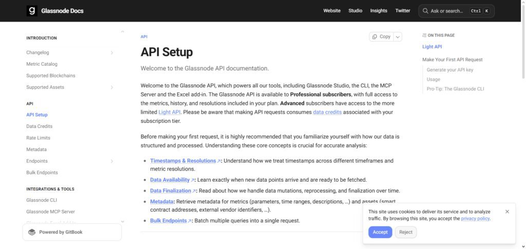 Glassnode API
