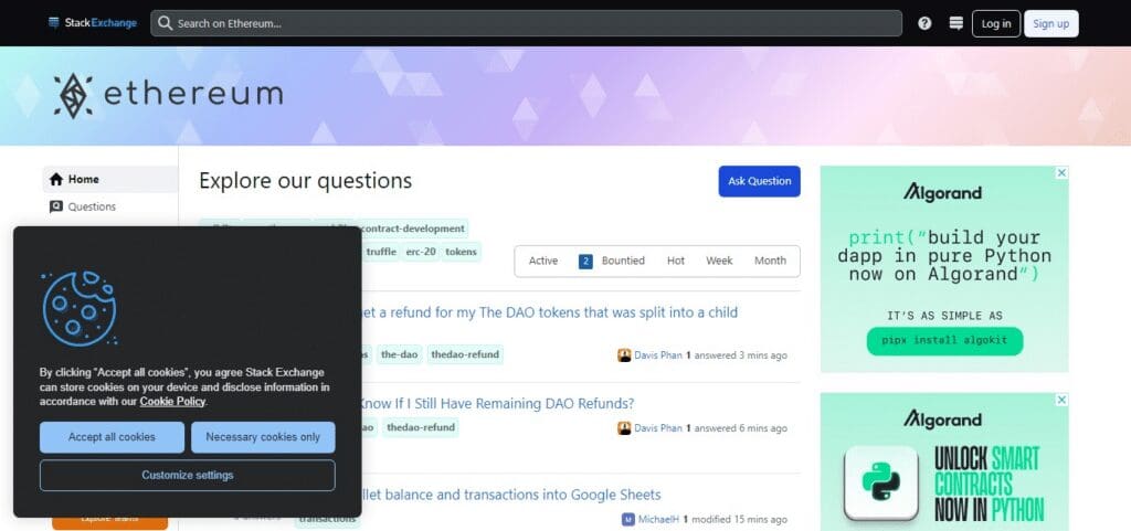 Ethereum Stack Exchange