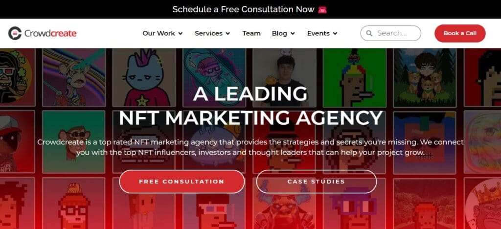 Crowdcreate NFT Influencer Agency