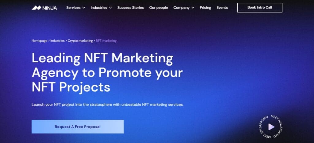 NinjaPromo NFT Influencer Agency