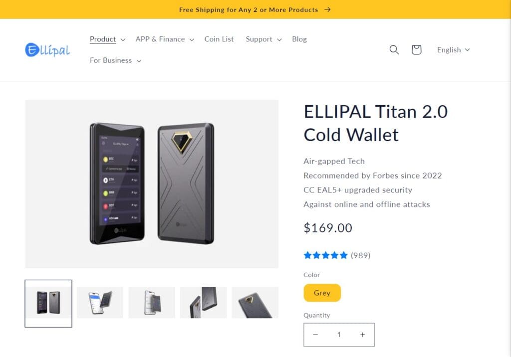 ellipal titan Crypto Wallet In Switzerland