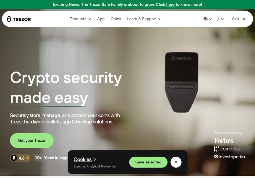 10 Best Crypto Wallets in Belgium: Cold & Hot Wallets 5 Trezor Crypto Wallet In Belgium