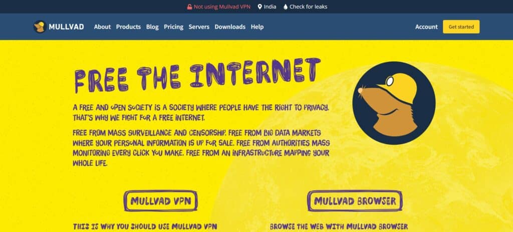 Mullvad Crypto VPN Services