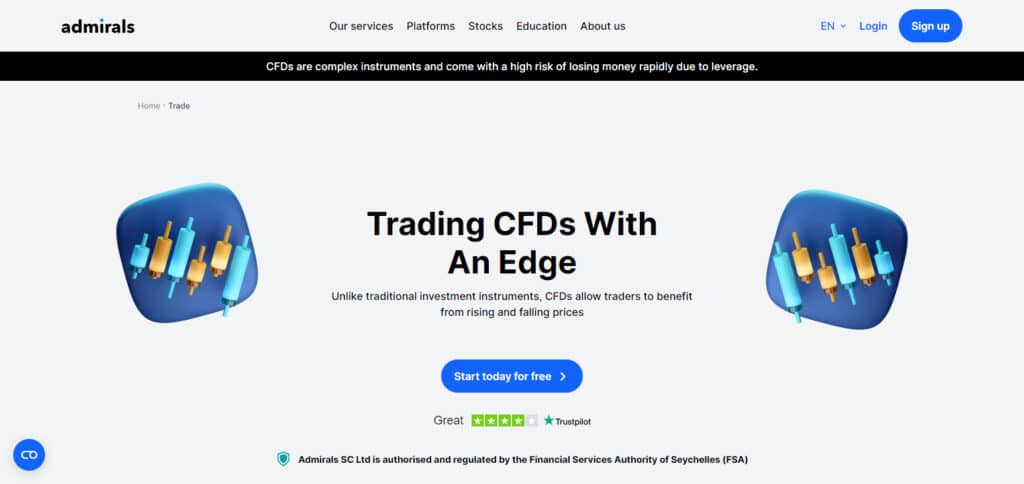 Admirals Australian Stock Broker