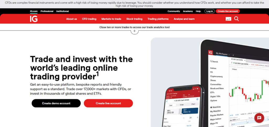 IG Australian Stock Broker