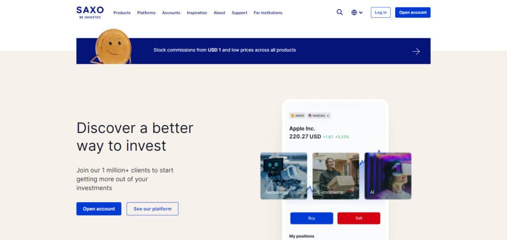 10 Best Austria Stock Brokers: Read Our Full Review 3 Saxo Austria Stock Broker