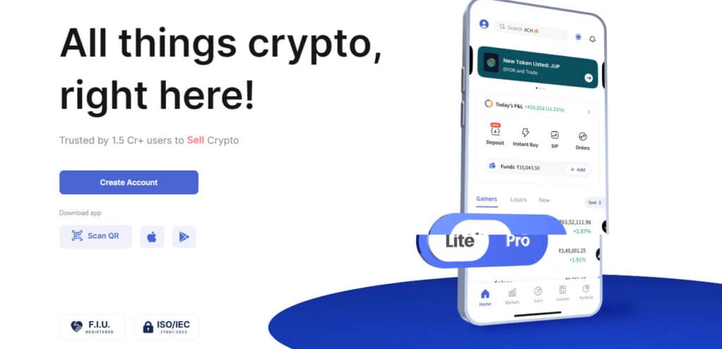 Trade On Go With CoinDCX Android & IOS Mobile App