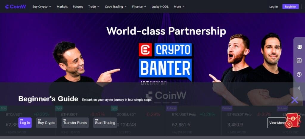 11 Best Alternatives to Coinbase & Competitors 8 CoinW Alternative To Coinbase