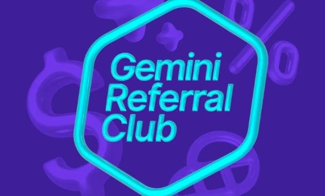 Earn Without Investment With Gemini Refer & Earn Program