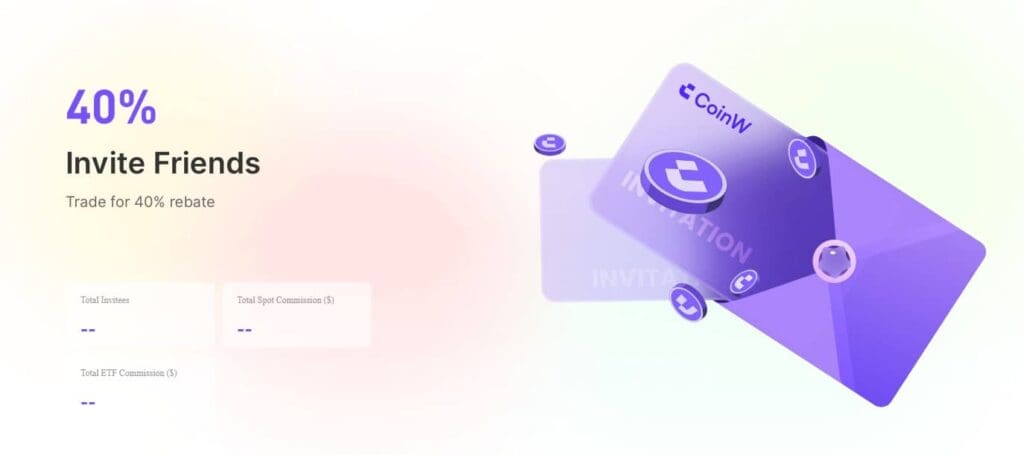Earn Without Investment With CoinW Refer & Earn Program 