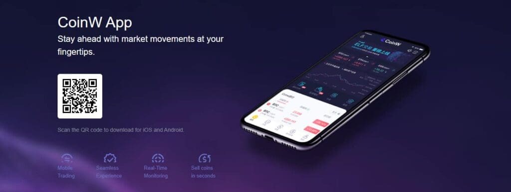 Trade On Go With CoinW Android & IOS Mobile App