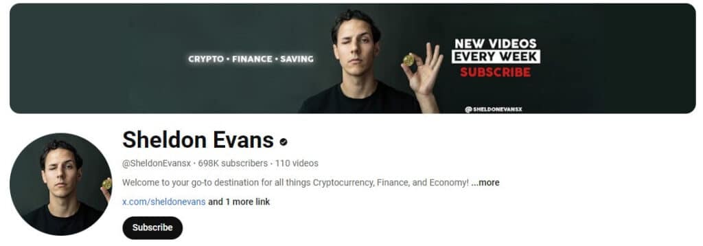 10 Best Crypto Youtube Channels You Need To Follow 6 Sheldon Evans Crypto Youtube Channels