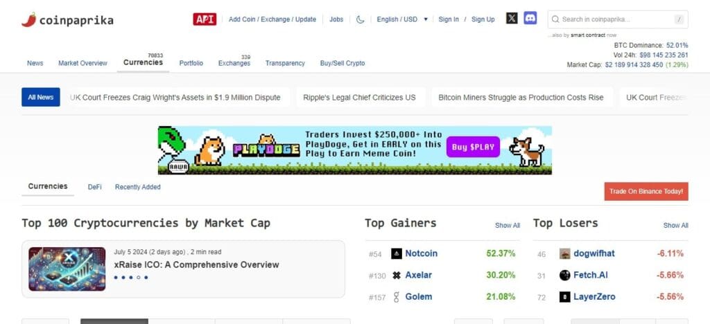 20 Best Cryptocurrency Charts Providers 11 Coinpaprika Cryptocurrency Chart Providers