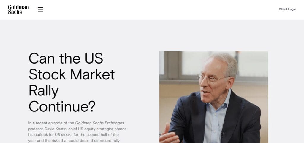 Goldman Sachs Bank For Cryptocurrency
