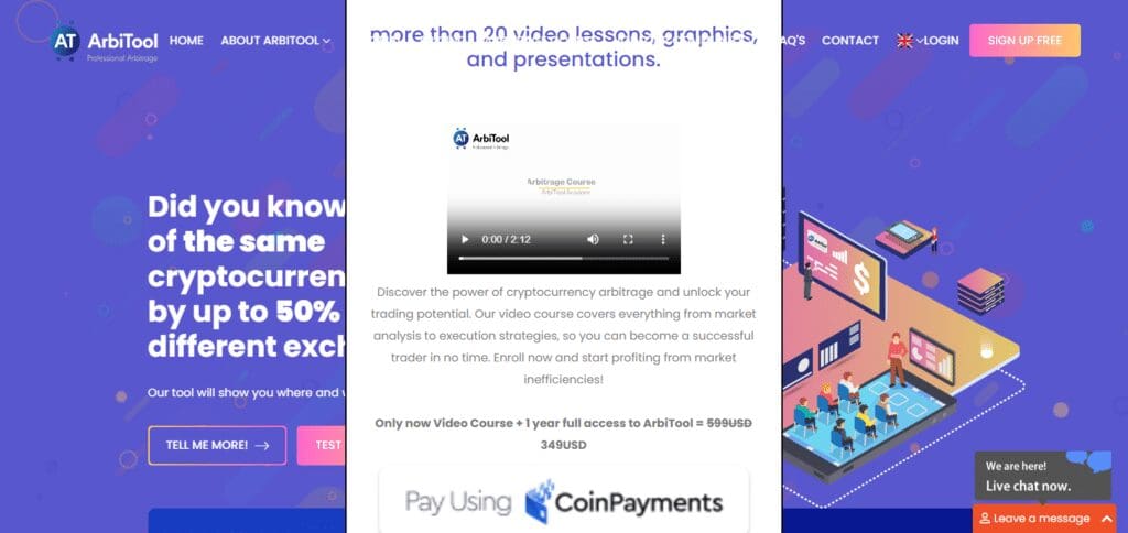 ArbiTool Crypto Arbitrage Scanner