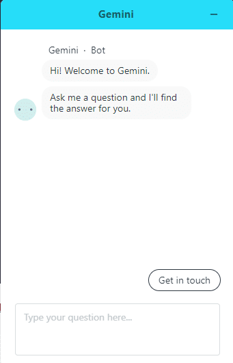 Gemini Customer Support