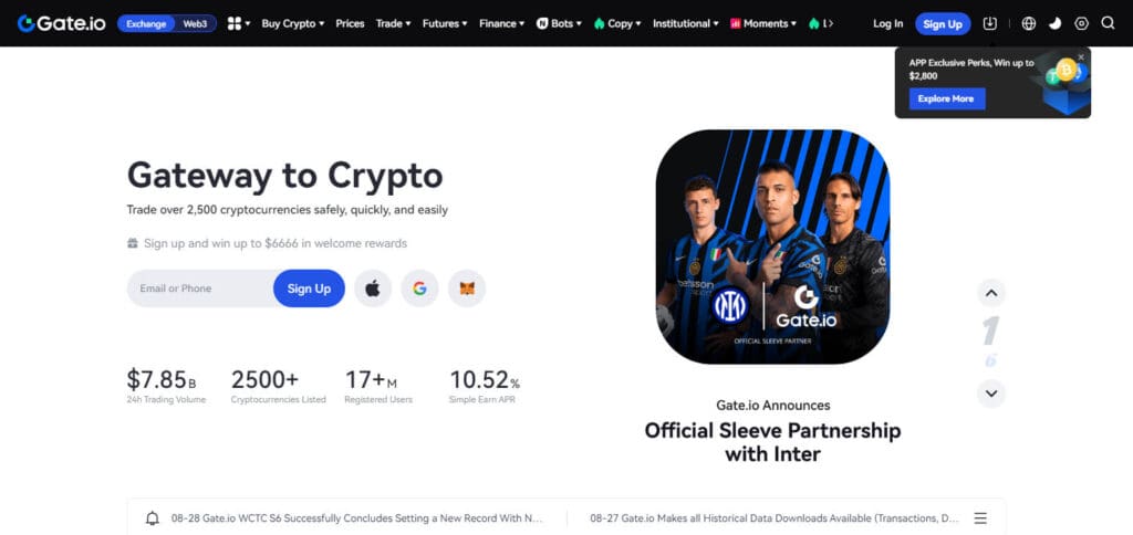 Gate.io Crypto Exchanges in Poland