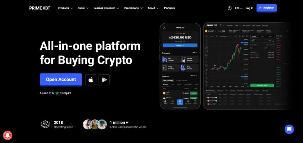 PrimeXBT Crypto Exchanges In China
