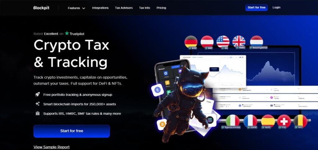 Blockpit Free Tax Loss Harvesting Tool