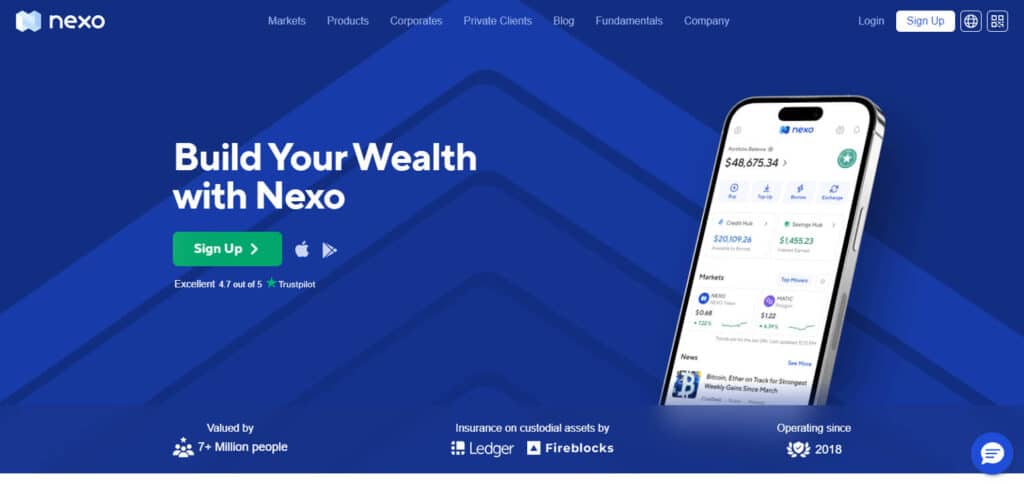 Nexo WazirX Exchange Alternative