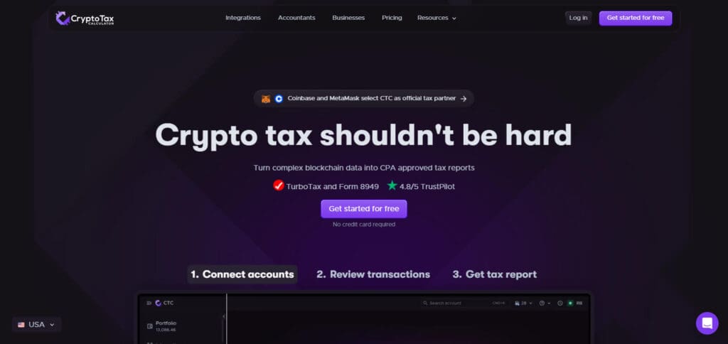 CryptoTaxCalculator Free Tax Loss Harvesting Tool