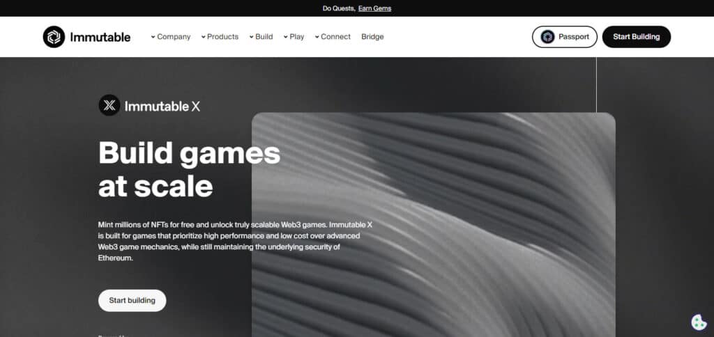 Immutable X Crypto Gaming Projects