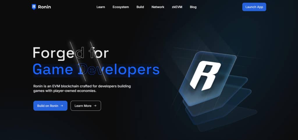 Ronin Crypto Gaming Projects