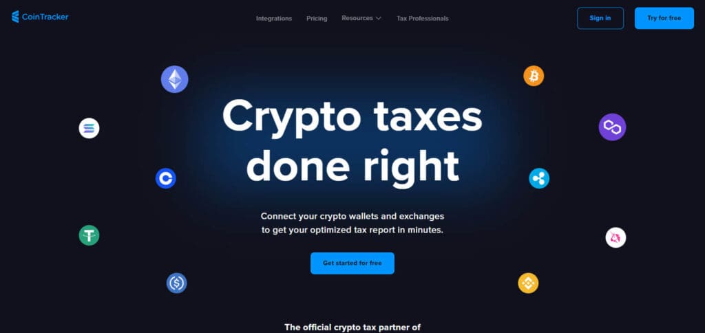 CoinTracker Free Tax Loss Harvesting Tool