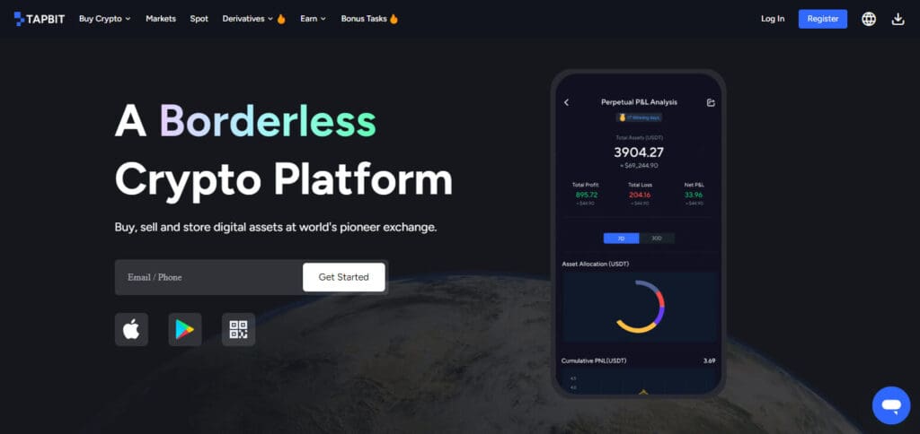 Tapbit Crypto Exchanges In Pakistan 