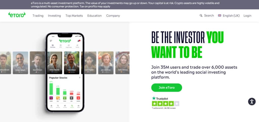 eToro Crypto Exchanges In Italy 