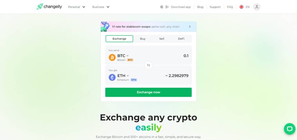 10 Best PayPal Crypto Exchanges In 2026 9 Changelly PayPal Crypto Exchange