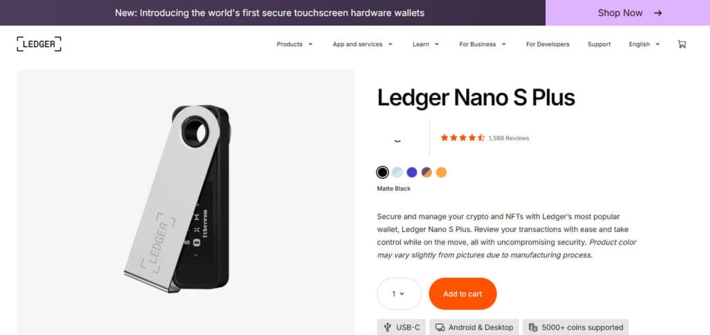 Ledger Nano S Plus